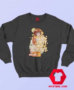 Velma Nerdy Dirty Inked Curvy Sweatshirt