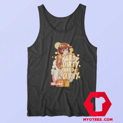 Velma Nerdy Dirty Inked Curvy Tank Top