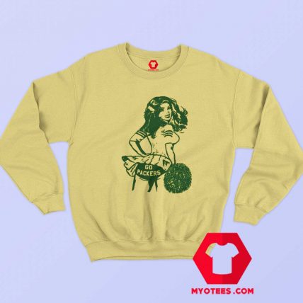 Vintage Cheerleader Go Packers Unisex Sweatshirt