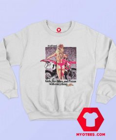 Vintage Honda CR500 Girls Dirt Bikes Sweatshirt