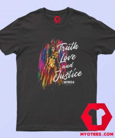 Wonder Woman Truth Love and Justice T Shirt