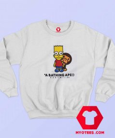 BAPE X The Simpsons Baby Milo Behind Sweatshirt