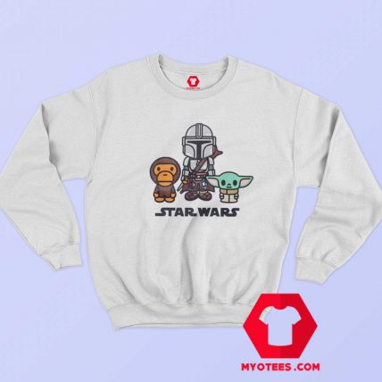 BAPE x Star Wars The Child Mandalorian Sweatshirt