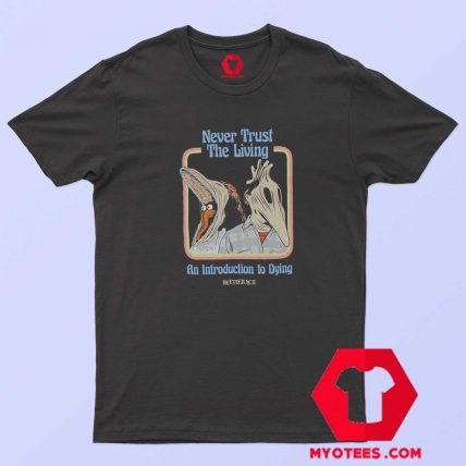 Beetlejuice Never Trust the Living Handbook T Shirt