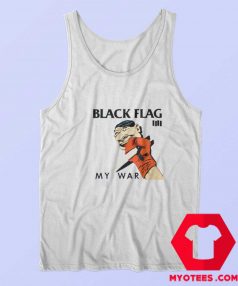 Black Flag My War Vintage Album Tank Top