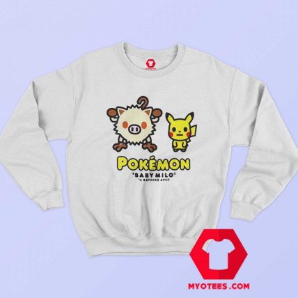 Cheap BAPE x Pokemon Mankey Sweatshirt