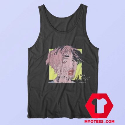 Cool Lil Peep Rip Paint Rap Hip Hop Tank Top