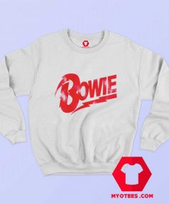 David Bowie Red Bowie Logo Unisex Sweatshirt