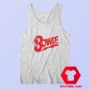 David Bowie Red Bowie Logo Unisex Tank Top