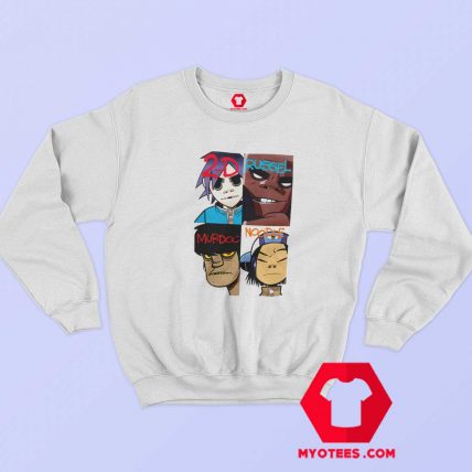 Funny Cartoon Gorillaz Members Sweatshirt