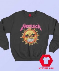 Funny Metallica Sun Skull Unisex Sweatshirt