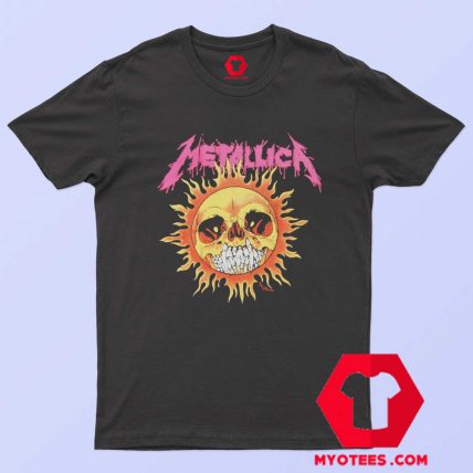 Funny Metallica Sun Skull Unisex T Shirt