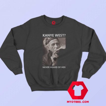 Keith Richards Kanye West Unisex Sweatshirt