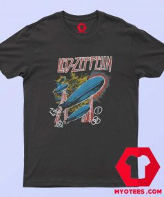 Led Zeppelin Airship Forever Vintage T Shirt