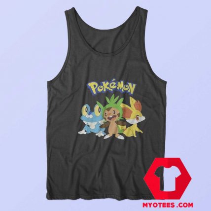 Pokemon Fennekin Chespin Froakie Tank Top