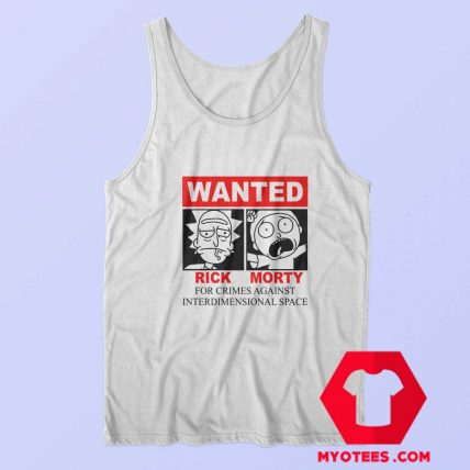 Rick and Morty Interdimensional Wanted Tank Top