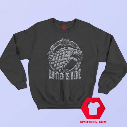 Stark Head Game of Thrones Winter Is Here Sweatshirt