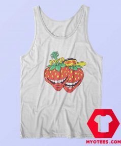 Vintage Pop Rocky Strawberry Magazine Tank Top