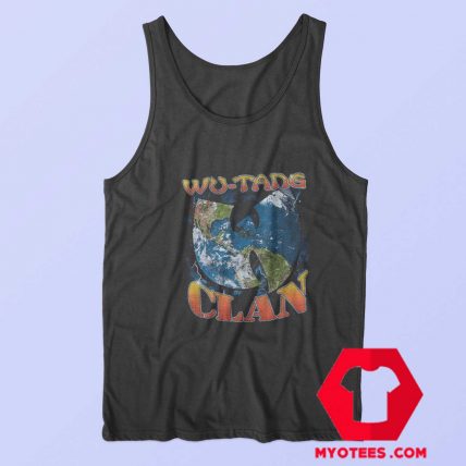 Vintage Wu Tang Clan Earth Logo Tank Top