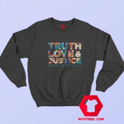 WW 1984 Truth Love And Justice Girls Sweatshirt