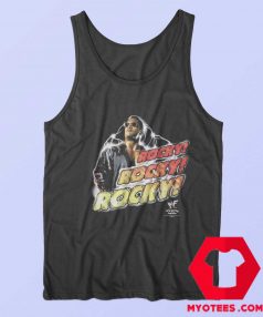 Wwf Rocky The Rock The Peoples Chant Tank Top