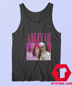 Awesome Vintage Retro Aaliyah 90S Rapper Tank Top