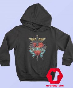 Bon Jovi Heart Dagger Logo Unisex Hoodie