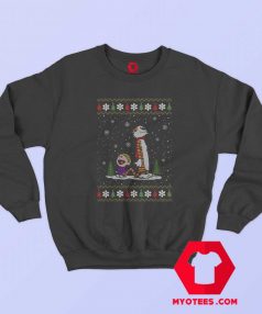 Calvin and Hobbes Mery Christmas Unisex Sweatshirt