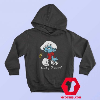 Cartoon VIntage Lazy Smurf Unisex Hoodie