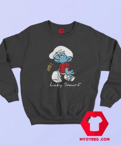 Cartoon VIntage Lazy Smurf Unisex Sweatshirt