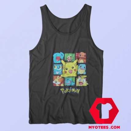 Cute Cartoon Pokemon Characters Unisex Tank Top