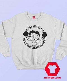 Cute Feminist AF Betty Boop Unisex Sweatshirt