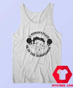 Cute Feminist AF Betty Boop Unisex Tank Top