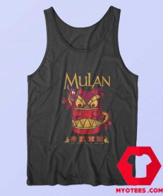 Disney Mulan Mushu Dragon Stone Head Tank Top