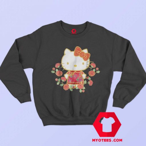Funny Hello Kitty Happy Lunar New Year Sweatshirt | myotees.com