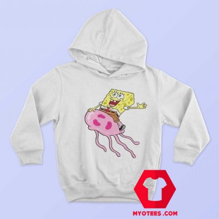 Funny SpongeBob Up On jellyfish Unisex Hoodie