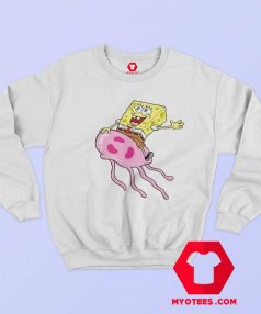 Funny SpongeBob Up On jellyfish Unisex Sweatshirt