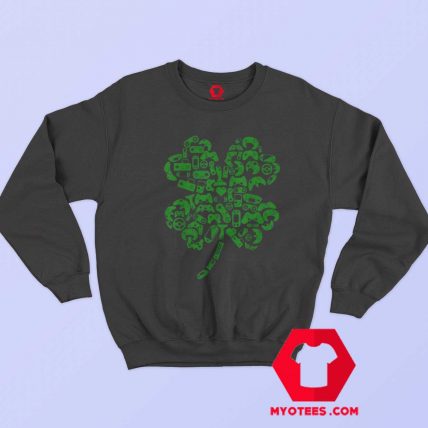 Game Shamrock St Patricks Day Irish Celebrate Sweatshirt