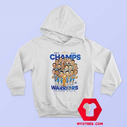 Golden State Warriors NBA Champs Caricature Hoodie