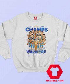 Golden State Warriors NBA Champs Caricature Sweatshirt