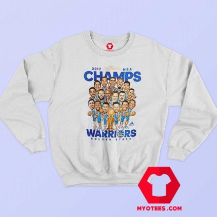 Golden State Warriors NBA Champs Caricature Sweatshirt