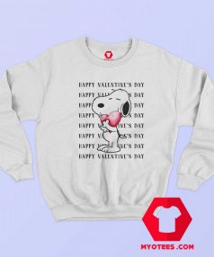 Happy Valentines Day Snoopy Unisex Sweatshirt