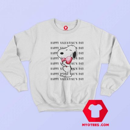 Happy Valentines Day Snoopy Unisex Sweatshirt