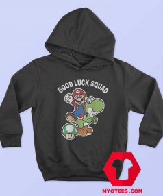 Super Mario Good Luck Squad Unisex Hoodie