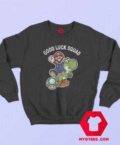 Super Mario Good Luck Squad Unisex Sweatshirt