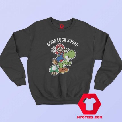 Super Mario Good Luck Squad Unisex Sweatshirt