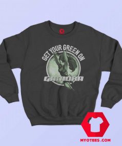 The Guardians Of Galaxy Gamora Green Sweatshirt