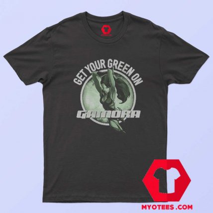 The Guardians Of Galaxy Gamora Green T Shirt