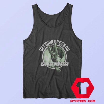 The Guardians Of Galaxy Gamora Green Tank Top