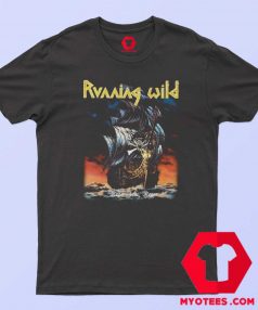 Vintage Running Wild Under Jolly Roger T Shirt